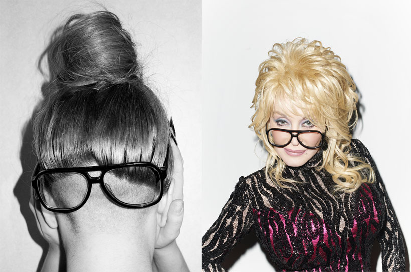 Las gafas de vista Aviator del fotógrafo de moda Terry Richardson