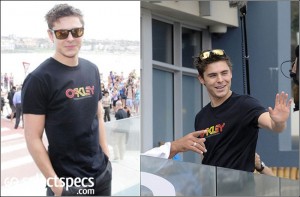 Zac Efron con las gafas Oakley Holbrook 9102 en edición limitada