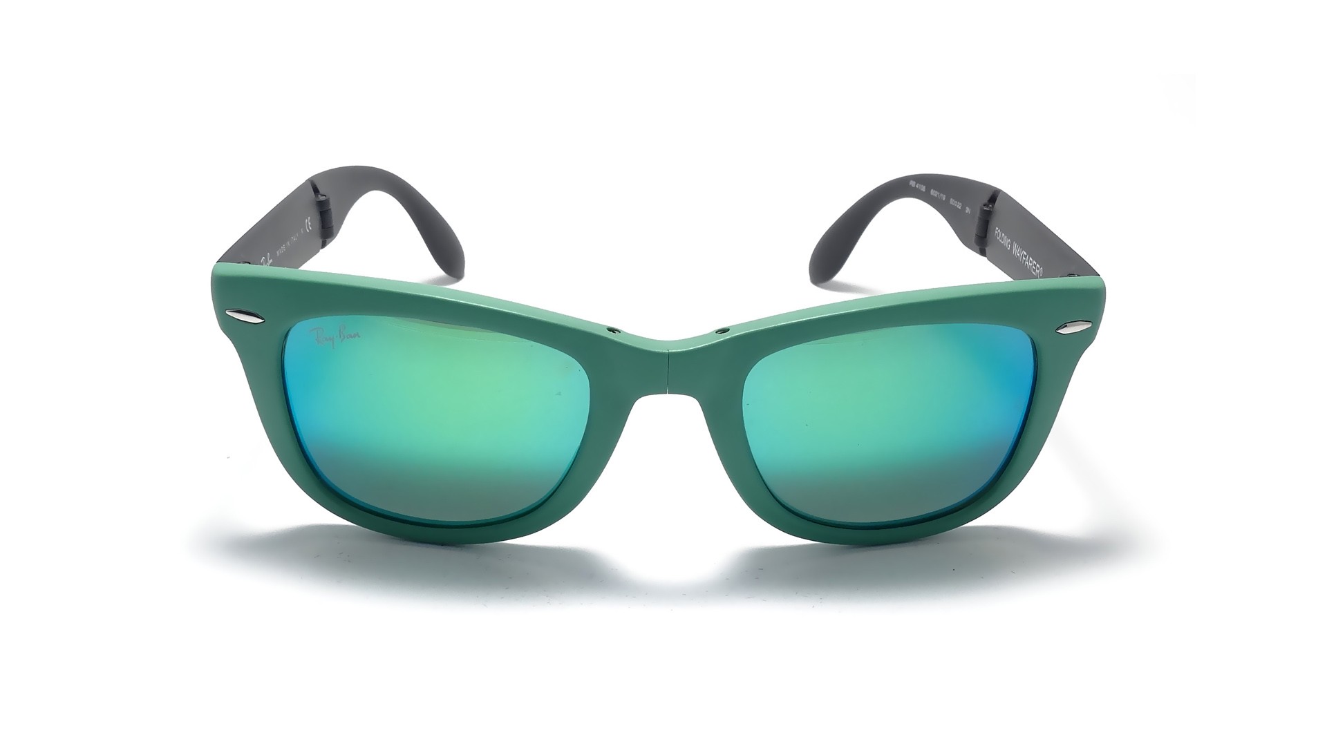 Lentilles De Rechange Ray-Ban RB4105 54 58 Vert Polarisé - Pliables, UV400, Neuves étiquetées, Italie