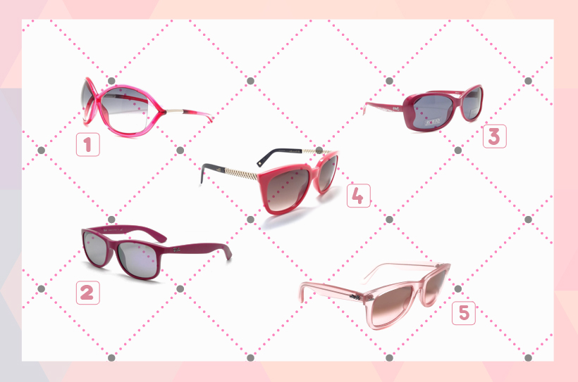 gafas de sol rosa, gafas de sol para mujer, tendencia otoño invierno 2014/2015