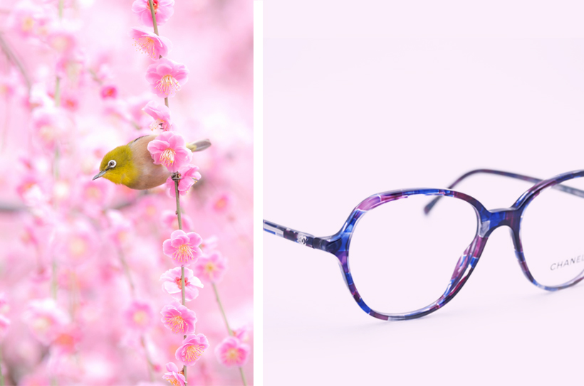 Gafas de vista Chanel-2016-rosa y azul