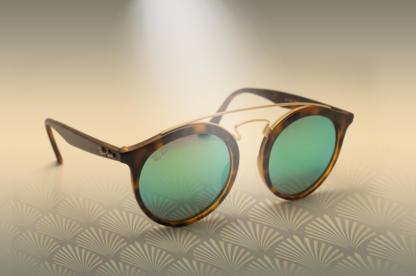 Rayban Gatsby verres miroirs sur Visiofactory.com