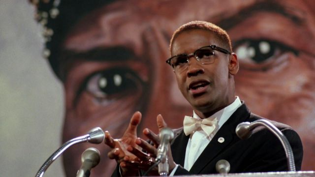 Denzel Washington con Ray-Ban Clubmaster en Malcolm X