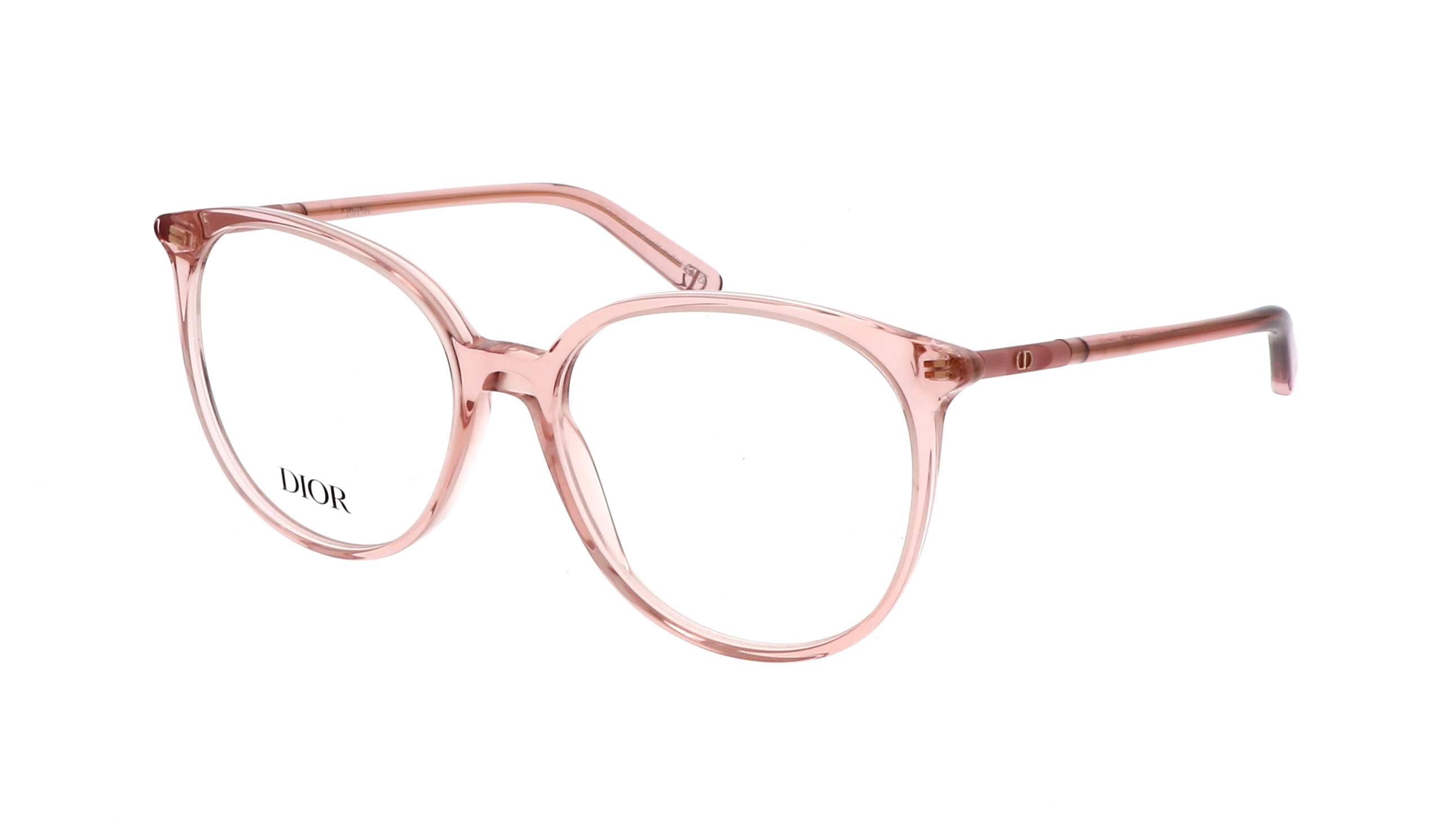 Dior MINI CD O R4I 4100 54-16 — gafas de vista rosa traslúcido para mujer