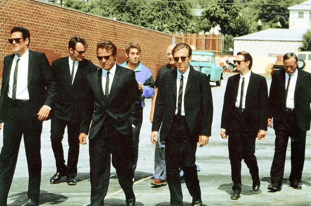 Reparto de Reservoir Dogs con Ray-Ban Wayfarer y Clubmaster