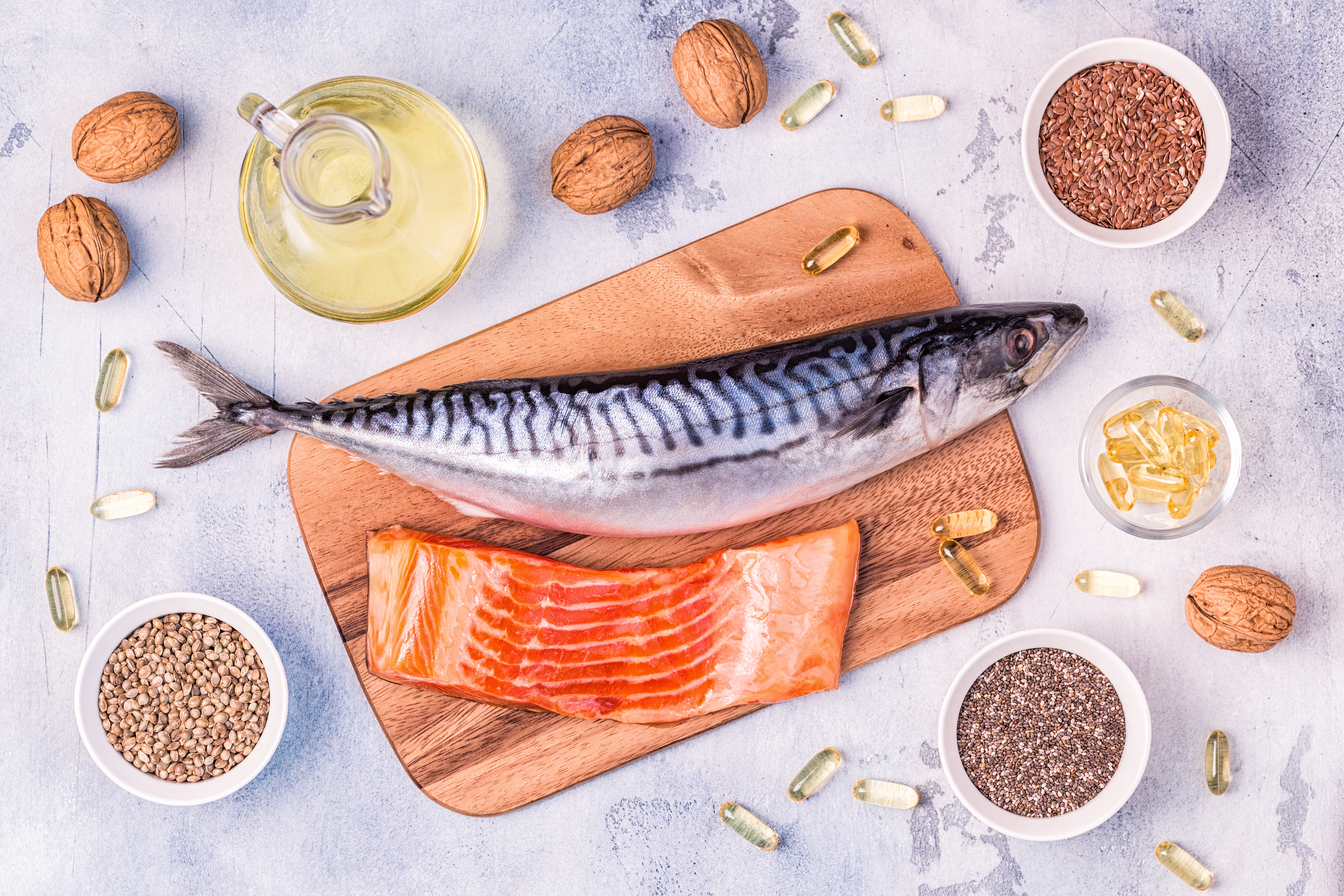 Fuentes de omega-3 para la salud visual