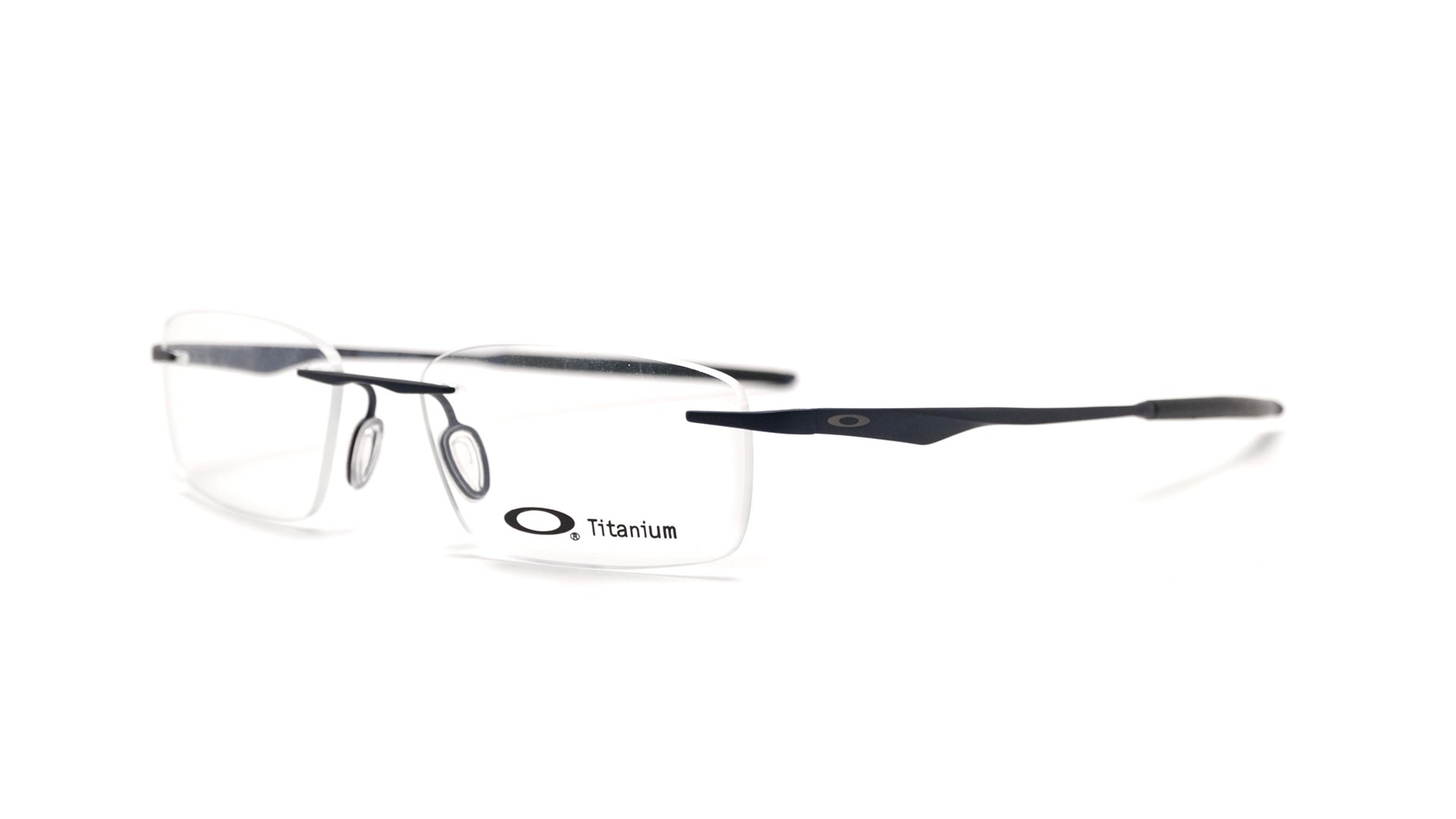 Oakley Wingfold Evr OX5118-04 53-18, gafa sin montura de titanio azul