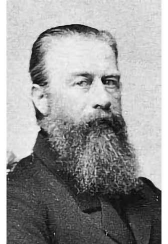 Retrato de J.F. Voigtländer, pionero de las gafas sin montura en Viena
